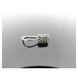 .925 Sterling Silver Art Nouveau Hook Earrings .925 Sterling Silver Art Nouveau Hook Earrings