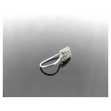 .925 Sterling Silver Art Nouveau Hook Earrings .925 Sterling Silver Art Nouveau Hook Earrings