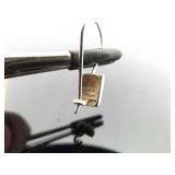 .925 Sterling Silver Art Nouveau Hook Earrings .925 Sterling Silver Art Nouveau Hook Earrings