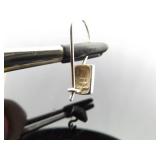 .925 Sterling Silver Art Nouveau Hook Earrings .925 Sterling Silver Art Nouveau Hook Earrings