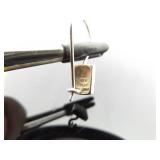 .925 Sterling Silver Art Nouveau Hook Earrings .925 Sterling Silver Art Nouveau Hook Earrings