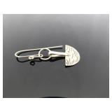 .925 Sterling Silver Half Moon River Waves Dangle Hook Earrings .925 Sterling Silver Half Moon River Waves Dangle Hook Earrings