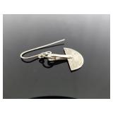 .925 Sterling Silver Half Moon River Waves Dangle Hook Earrings .925 Sterling Silver Half Moon River Waves Dangle Hook Earrings