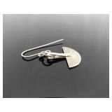 .925 Sterling Silver Half Moon River Waves Dangle Hook Earrings .925 Sterling Silver Half Moon River Waves Dangle Hook Earrings