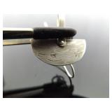 .925 Sterling Silver Half Moon River Waves Dangle Hook Earrings .925 Sterling Silver Half Moon River Waves Dangle Hook Earrings