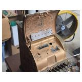 Vintage National Gilded Bronze Case Register with Relief Carving 1930 (includes key) Vintage National Gilded Bronze Case Register with Relief Carving 1930 (includes key)