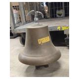 Brass Bell with Eagle Topper on Stand 11' Brass Bell with Eagle Topper on Stand 11'