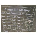 Metal Mortar Ammunition Case HEM889A1 Metal Mortar Ammunition Case HEM889A1