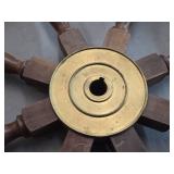 36' Hand-Made Solid Wood Ship Wheel Décor 36' Hand-Made Solid Wood Ship Wheel Décor