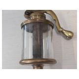 Vintage Lunkenheimer Alpha No. 6 Brass and Glass Body Oiler Vintage Lunkenheimer Alpha No. 6 Brass and Glass Body Oiler