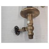 Vintage Lunkenheimer Alpha No. 6 Brass and Glass Body Oiler Vintage Lunkenheimer Alpha No. 6 Brass and Glass Body Oiler