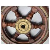 18' Solid Wood Nautical Ship Steering Wheel 18' Solid Wood Nautical Ship Steering Wheel