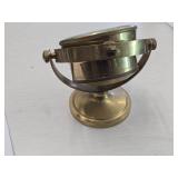 Vintage Chronometer Quartz Nautical Clock on a Brass Stand Vintage Chronometer Quartz Nautical Clock on a Brass Stand