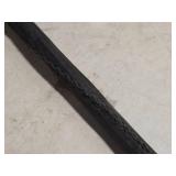 Vintage Native American Stone Tomahawk - Tanned Leather Covered Wood Handle Vintage Native American Stone Tomahawk - Tanned Leather Covered Wood Handle