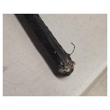 Vintage Native American Stone Tomahawk - Tanned Leather Covered Wood Handle Vintage Native American Stone Tomahawk - Tanned Leather Covered Wood Handle