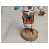 Vintage Handcrafted Navajo Style Hopi Kachina Native American Doll - Clown Singing For Good Way by D. Livingston 1995 Vintage Handcrafted Navajo Style Hopi Kachina Native American Doll - Clown Singing For Good Way by D. Livingston 1995