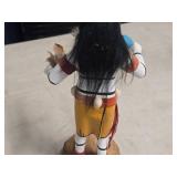 Vintage Handcrafted Navajo Style Hopi Kachina Native American Doll - Clown Singing For Good Way by D. Livingston 1995 Vintage Handcrafted Navajo Style Hopi Kachina Native American Doll - Clown Singing For Good Way by D. Livingston 1995