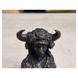 Native American with Bison Headdress theme Bronze Sculpture / by Ron Forman Native American with Bison Headdress theme Bronze Sculpture / by Ron Forman