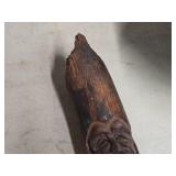 Handcarved Wood Spirit Sculpture - Possible Cedar or Drift Wood Depicting a Wizard or Tree Spirit - Rocky (titled on back) Handcarved Wood Spirit Sculpture - Possible Cedar or Drift Wood Depicting a Wizard or Tree Spirit - Rocky (titled on back)
