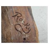 Handcarved Wood Spirit Sculpture - Possible Cedar or Drift Wood Depicting a Wizard or Tree Spirit - Rocky (titled on back) Handcarved Wood Spirit Sculpture - Possible Cedar or Drift Wood Depicting a Wizard or Tree Spirit - Rocky (titled on back)