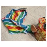 Vintage Chinese Lion Dance Mask / Head Puppet made of Handcrafted Paper Mache Vintage Chinese Lion Dance Mask / Head Puppet made of Handcrafted Paper Mache