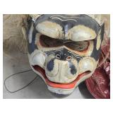 Vintage Handcarved Handpainted 20th Century Balinese Wooden Monkey Mask Vintage Handcarved Handpainted 20th Century Balinese Wooden Monkey Mask