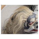 Vintage Handcarved Handpainted 20th Century Balinese Wooden Monkey Mask Vintage Handcarved Handpainted 20th Century Balinese Wooden Monkey Mask