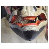 Vintage Handcarved Handpainted 20th Century Balinese Wooden Monkey Mask Vintage Handcarved Handpainted 20th Century Balinese Wooden Monkey Mask