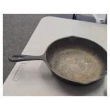 Lot of (3) Cast Iron Cookware - 6-1/2' Pan, 8' Pan and 11' Skillet Lot of (3) Cast Iron Cookware - 6-1/2' Pan, 8' Pan and 11' Skillet