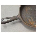 Lot of (3) Cast Iron Pans 11' (x1), 6-1/2' (x2) Lot of (3) Cast Iron Pans 11' (x1), 6-1/2' (x2)