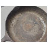 Lot of (3) Cast Iron Pans 11' (x1), 6-1/2' (x2) Lot of (3) Cast Iron Pans 11' (x1), 6-1/2' (x2)
