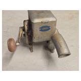 Vintage J&P Midget Duster Hand-Cranked Dust-Based Fertilizer Spreader Vintage J&P Midget Duster Hand-Cranked Dust-Based Fertilizer Spreader