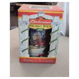 2001 Budweiser Holiday Edition Beer Stein (in original packaging) 2001 Budweiser Holiday Edition Beer Stein (in original packaging)