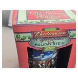2003 Budweiser Clydsedales Holiday Edition Beer Stein - Old Towne Holiday by Budweiser (in original packaging) 2003 Budweiser Clydsedales Holiday Edition Beer Stein - Old Towne Holiday by Budweiser (in original packaging)