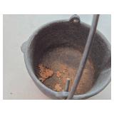 Vintage Cast Iron Cauldron / Smelting Pot with Handle and Spout 4' x 8' Vintage Cast Iron Cauldron / Smelting Pot with Handle and Spout 4' x 8'