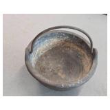 Vintage Cast Iron Cauldron / Smelting Pot with Handle and Spout 3 1/2' x 5' Vintage Cast Iron Cauldron / Smelting Pot with Handle and Spout 3 1/2' x 5'