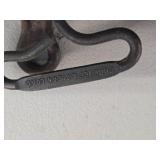 Lot of (3) Vintage Cast Iron Tools - Ice Tongs, Wood Cook Stove Lid Lifter, Shovel Lot of (3) Vintage Cast Iron Tools - Ice Tongs, Wood Cook Stove Lid Lifter, Shovel