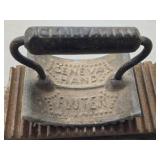 Vintage Cast Iron Hand Fluter by Geneva (Late 19th Century) Vintage Cast Iron Hand Fluter by Geneva (Late 19th Century)