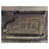 Vintage Cast Iron Cook Stove - Eva by Kenton Brand 8 1/2' x 5 1/2' x 5 1/2' Vintage Cast Iron Cook Stove - Eva by Kenton Brand 8 1/2' x 5 1/2' x 5 1/2'