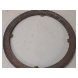 Vintage 36' Cast Iron Cannonball Sizing Tool Vintage 36' Cast Iron Cannonball Sizing Tool