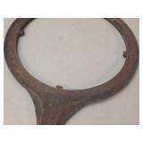 Vintage 36' Cast Iron Cannonball Sizing Tool Vintage 36' Cast Iron Cannonball Sizing Tool