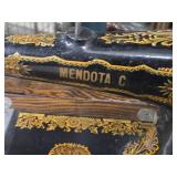 Mendota Model C Sewing Machine with Wood Flip-Top Cabinet 51' x 20' x 37' Mendota Model C Sewing Machine with Wood Flip-Top Cabinet 51' x 20' x 37'