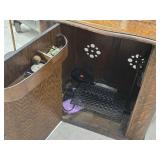 Mendota Model C Sewing Machine with Wood Flip-Top Cabinet 51' x 20' x 37' Mendota Model C Sewing Machine with Wood Flip-Top Cabinet 51' x 20' x 37'