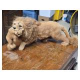 Lion Carrying Cub theme Goat Fur Décor 20' x 8' Lion Carrying Cub theme Goat Fur Décor 20' x 8'