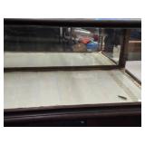 Glass and Wood Mirrored Display Box Glass and Wood Mirrored Display Box