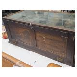 Glass and Wood Mirrored Display Box Glass and Wood Mirrored Display Box