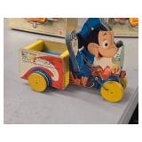 Vintage 1956 Mickey Mouse Safety Patrol Pull Toy Vintage 1956 Mickey Mouse Safety Patrol Pull Toy