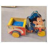 Vintage 1956 Mickey Mouse Safety Patrol Pull Toy Vintage 1956 Mickey Mouse Safety Patrol Pull Toy