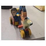 Vintage 1956 Mickey Mouse Safety Patrol Pull Toy Vintage 1956 Mickey Mouse Safety Patrol Pull Toy