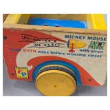 Vintage 1956 Mickey Mouse Safety Patrol Pull Toy Vintage 1956 Mickey Mouse Safety Patrol Pull Toy